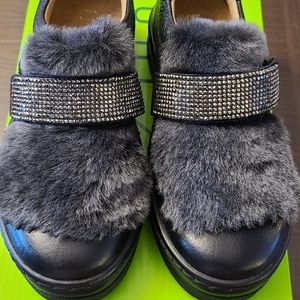 Unisa Leather Sneakers Rhinestones